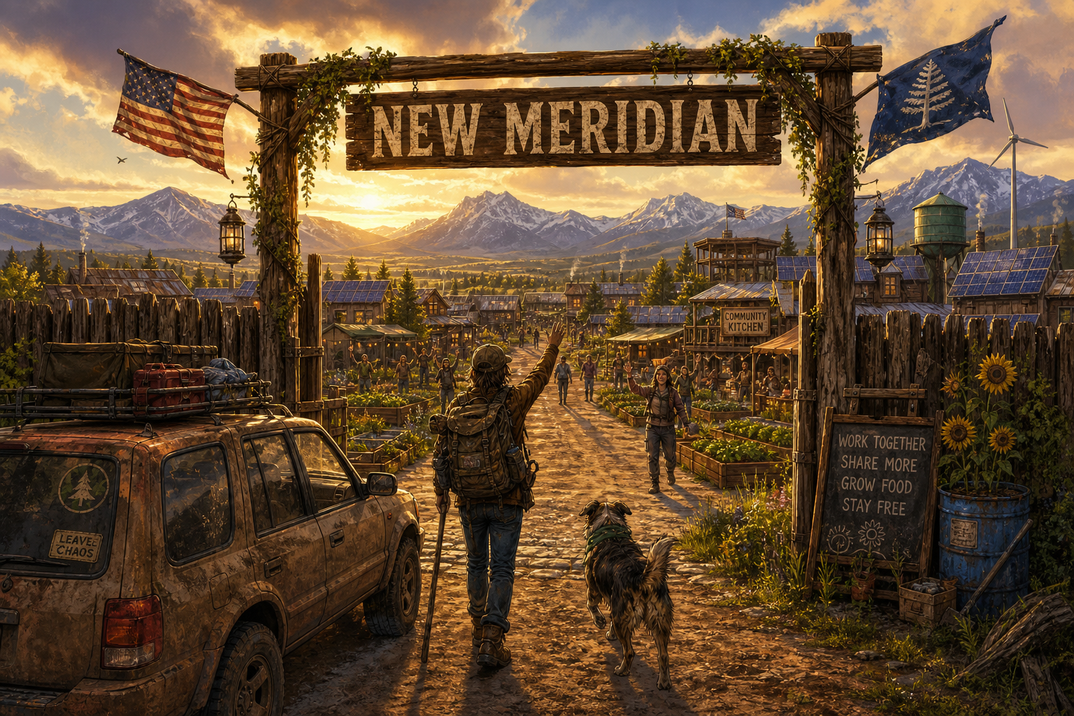 New Meridian arrival game art